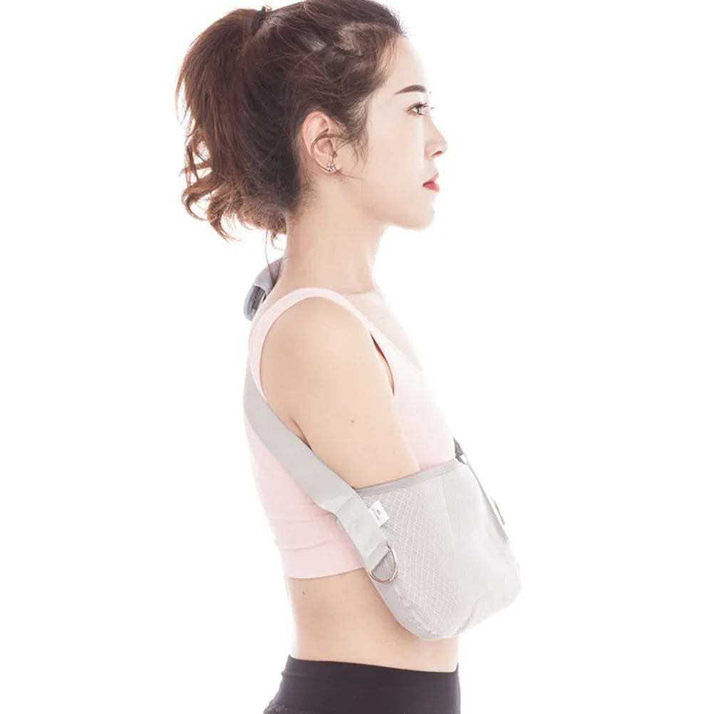 Breathable Reversible Arm Sling Adjustable Shoulder Immobilizer for Broken Fractured Arm Forearm Support Band Fixed