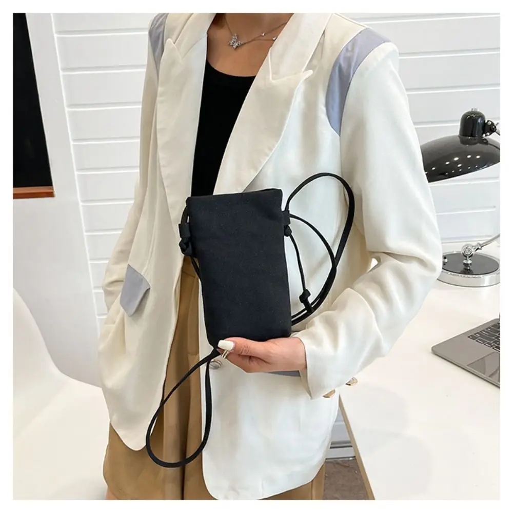 New Fashion Mobile Phone Bag Women\'s Messenger Bag All-match Mini Small Crossbody Bag Hanging Neck Coin Purse Vertical Handbag