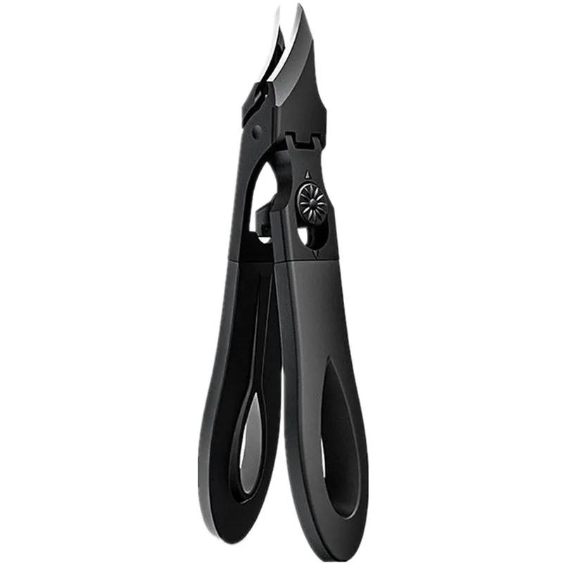 2pcs/set Nail Care Kit Heavy-Duty Precision Cutting for Thick Nails Includes Slant Tweezers Cuticle Pusher Eagle Beak Pliers