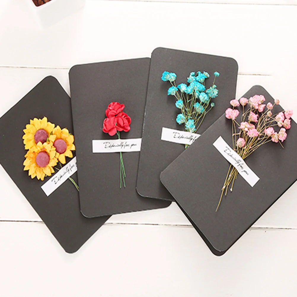 

12 Pcs Congratulations Greeting Card Birthday Envelope Valentine Bamboo Party Mother