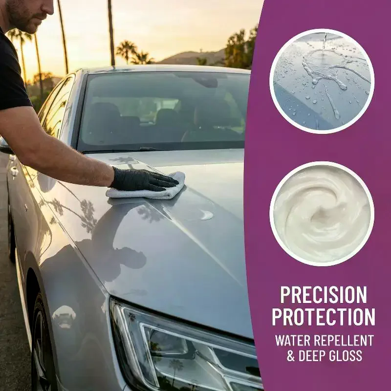 Car Spray Polish 6 in  Multi Surface Car Coating Crystal Shield Anti Dust Stain Formula for Interior Exterior