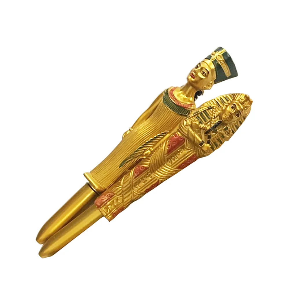 2Pcs Pharaoh Pens Plastic Craft Design Portable Quick Dry Ink for Office Student Awards Note Taking Pens Student Awards