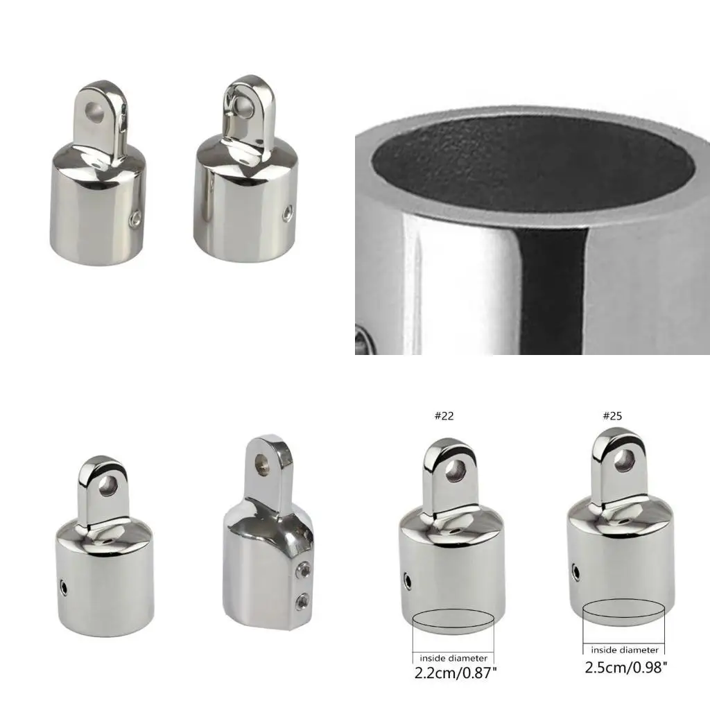 

02de Boat Bimini Top Fitting Deck Deck Петра для скользящей крышки труб