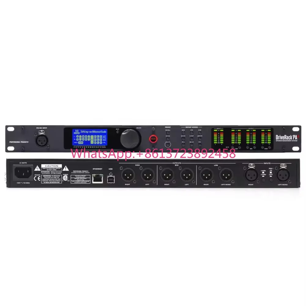 E/DriveRack PA2 DSP 2 Input 6 Output  Audio Effects Processor Digital Audio Processor