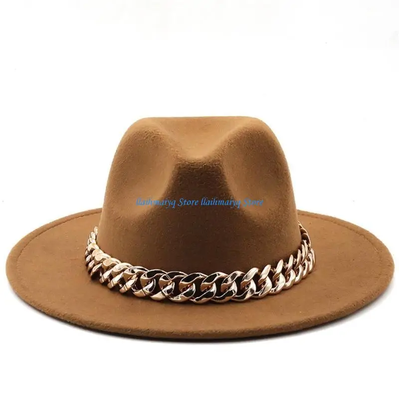 

573B Wide Brim Fedora Hat and Handbag Adult Size Cowboy Hat for Bachelorette Party