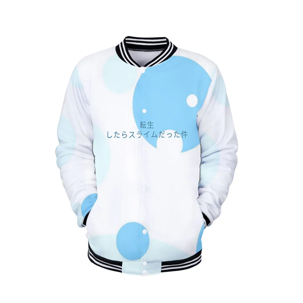 Llianshuo 2022About My Reincarnation As A Slime New Jacket Sweater 3D Printing Anime Casual Top Fleece Sweater Spring Autumn Men