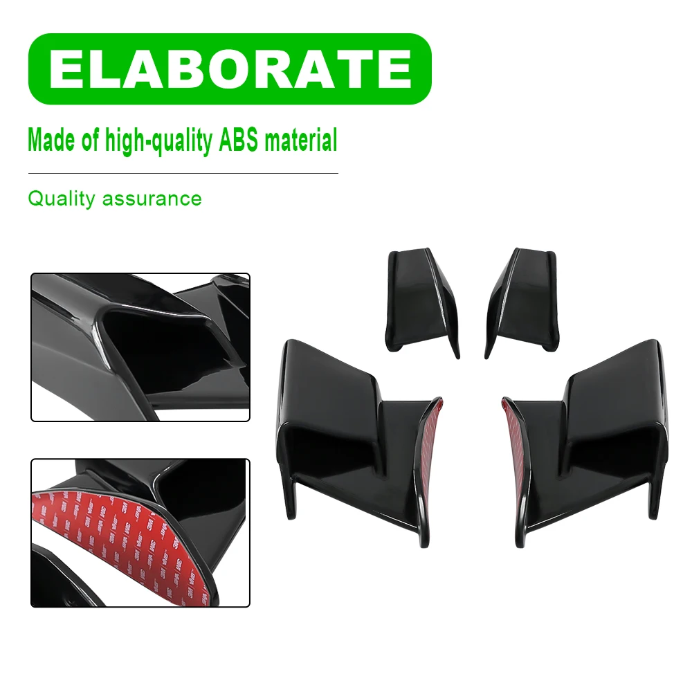 2024 NEW For Kawasaki ZX-6R ZX-636 ZX6R ZX 6R Winglet the same fuselage fixed wing spoiler lower shroud front side wing