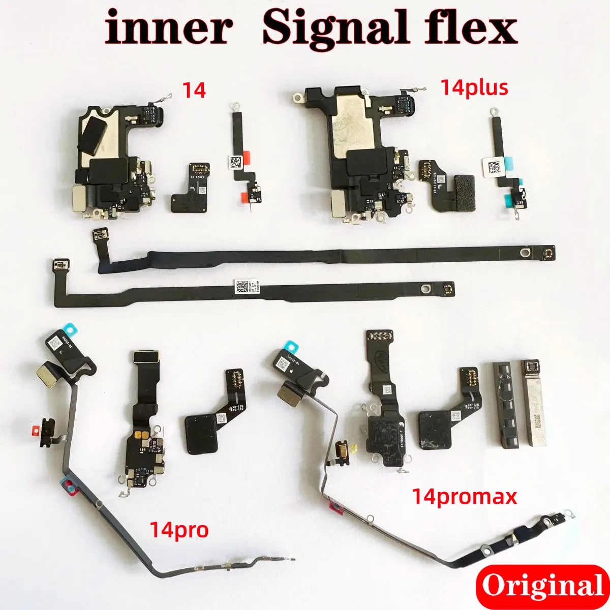 100% Original Bluetooth wifi Earpiece flex Cable For iPhone 14 14 plus 14 pro Max Antenna Signal Nano 5G module Flex Repair Part