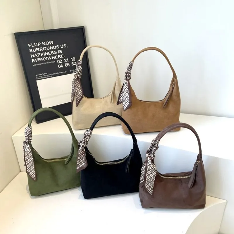 

Fashionable Leather Diaper Bag For Women Vintage Casual Shoulder Bag Trendy Letter Logo High End Minimalist For Work Travel