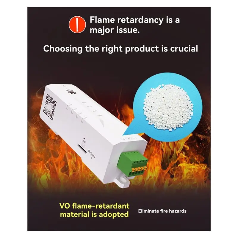 New!Industrial Grade AT Support TCEC05-485 RS485 To Ethernet Serial Server DC8-28V RS485 TCP/UDP MQTT Small Size Modbus