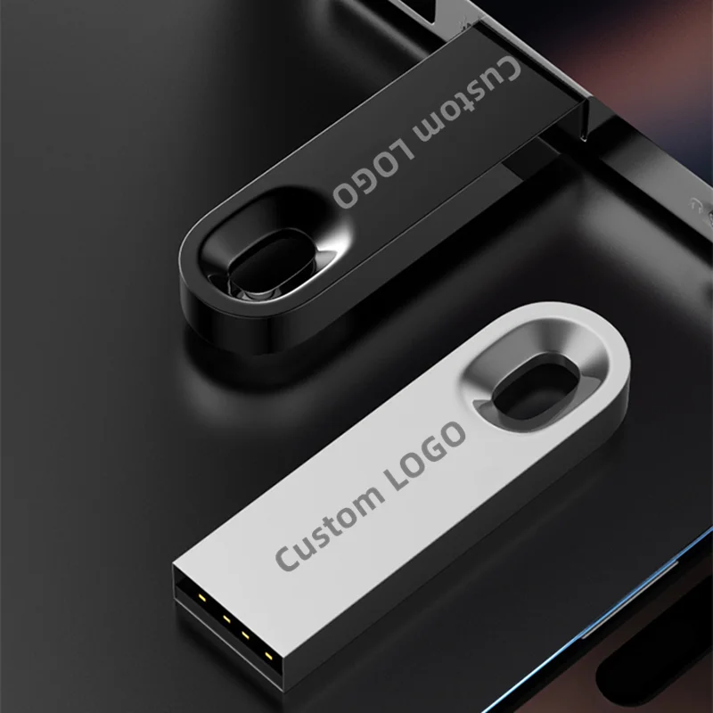 Бесплатная пользовательская лазерная гравировка логотипа, цветное металлическое мини-кольцо, флэш-накопитель USB2.0, 4 ГБ, 8 ГБ, 16 ГБ, 32 ГБ, 64 ГБ, 128 ГБ, карта памяти