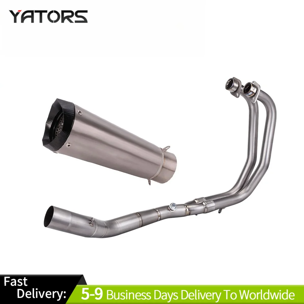 

For Yamaha YZF R3 21-24 MT-03 Whole System Slip-On Muffler Exhaust Header Pipe Exhaust Systems Exhausts Pipes