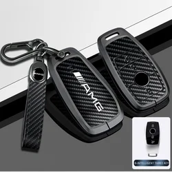 Zinc Alloy Car Key Case Cover Protector Shell For Mercedes Benz A C E S G Class GLC CLE CLA GLB GLS W177 W205 W213 W222 X167 AMG