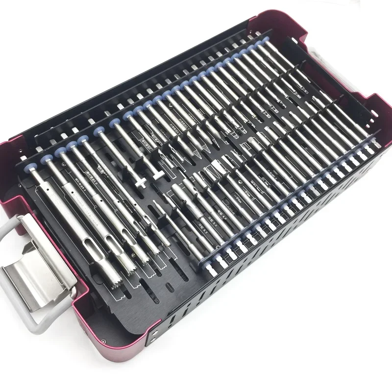 Orthopedics Surgery Kit 56pcs/set Surgical Screw Extractor Screw Broken Removal Tools Orthopaedic Instruments pet