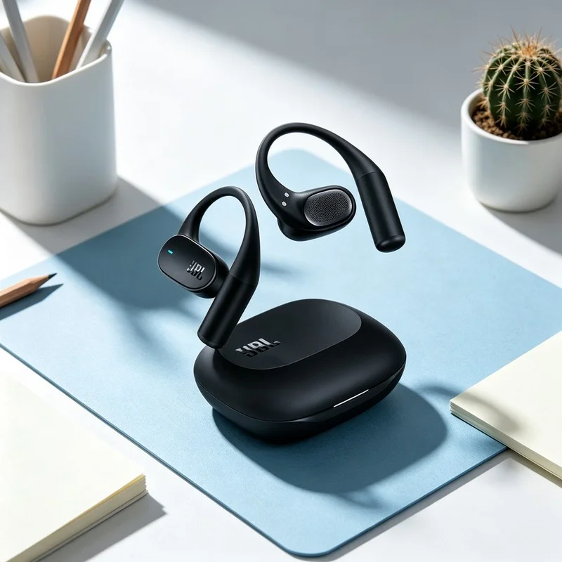 JBL SENSE LITE Open-Ear Headphones with Flexible Ear Tips