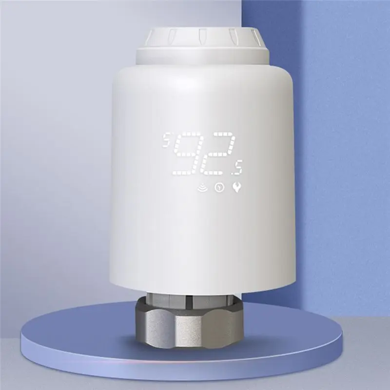 BABQ Tuya ZigBee Thermostatic Radiator Valve SmartLife Wireless Remote Heating Temperature Controller Voice Control