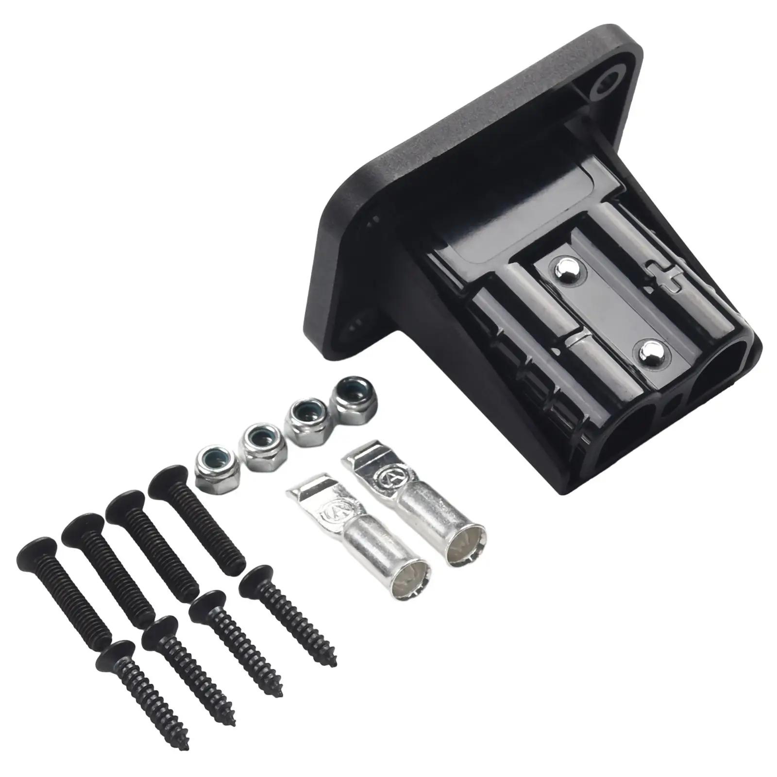 Plastic For 50A Flush Mount Connector Bracket for Caravan and Marine Use with Terminal Screws and 19mm Pitch Design