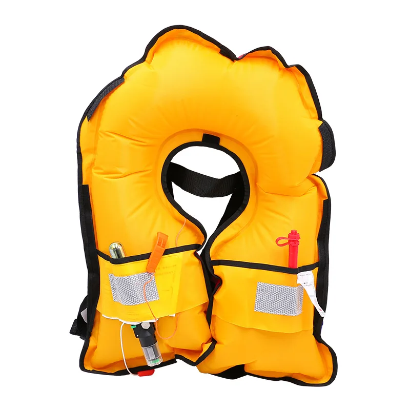 

Self-inflating, Portable Scarf Swimsuit Fishing Large Buoyancy Vest Vest