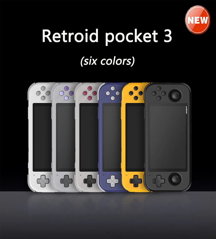 

Retroid Pocket 3 Android 11 4.7Inch Touch Screen 3G RAM ROM 32G Handheld Game Console 720P HD Output Video Game Birthday Gift