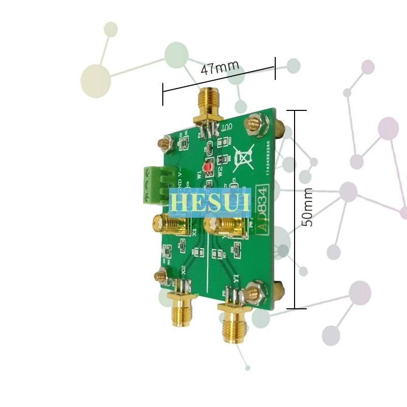 AD834 Four-quadrant multiplier module signal conditioning power control double frequency multiplier 500MHz