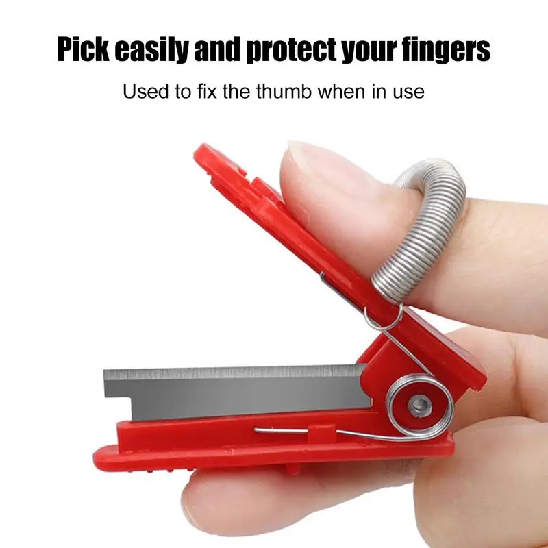 Finger Cutter Vegetable Harvesting Finger Picking Tool Portable Finger Fruit Picker Hand Pruner Plants Picking Trim Tools For