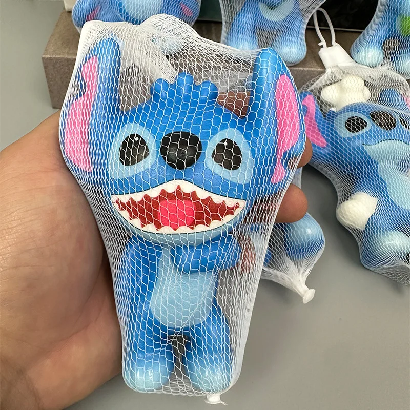 6pcs Stitch Stress Relief Toy Squeeze Toys Kawaii Figure Doll Ornaments Slow Rebound Decompression Toy Children'S Gift Wholesale