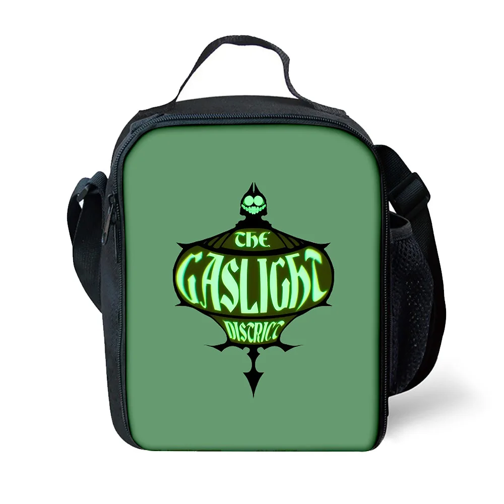 

Trendy Youthful The Gaslight District 3D Print Crossbody Insulated Handbags Ice Bags Lunchbox Thermal insulation Food Lunch Bag