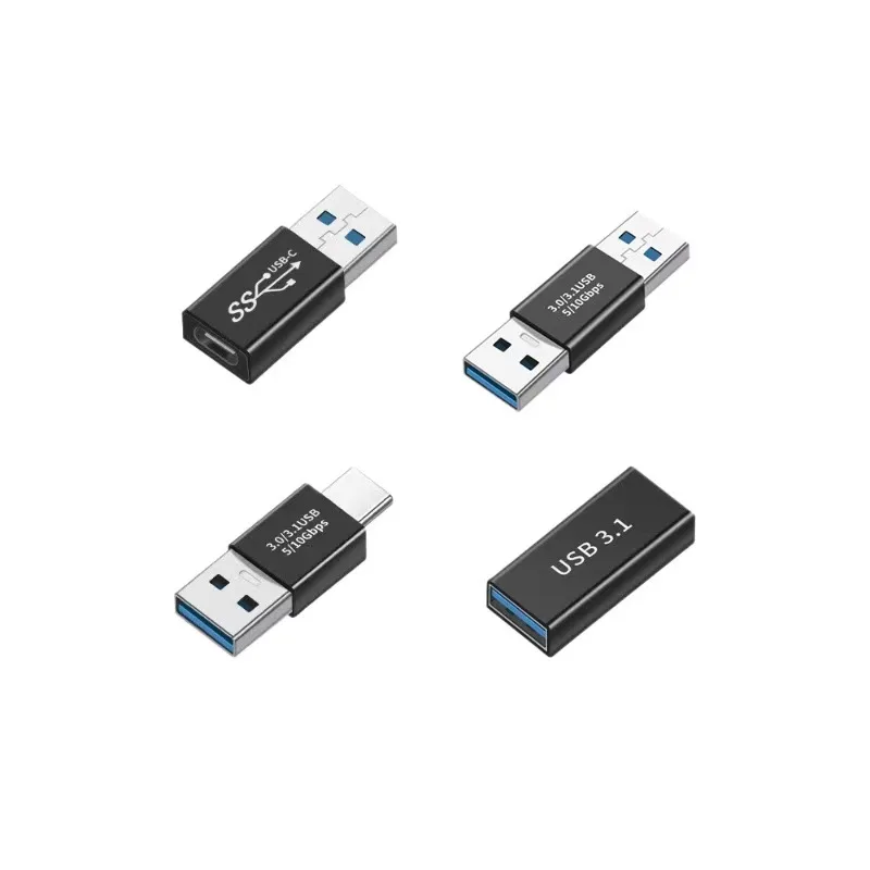 USB 3.0 USB 3.1 To Type-C Adapter Supports 5-10GB Adapter, 5A Audio And Video Adapter