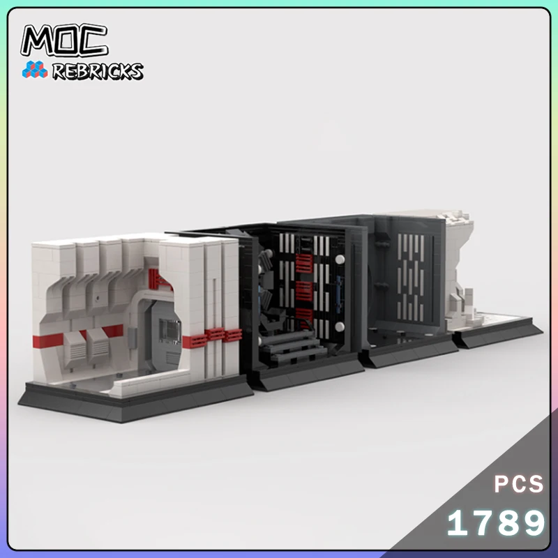 

MOC Space Series Galaxy Far Away Modular Displays Building Blocks Assembly Model Puzzle Originality Bricks Toys Holiday Gifts