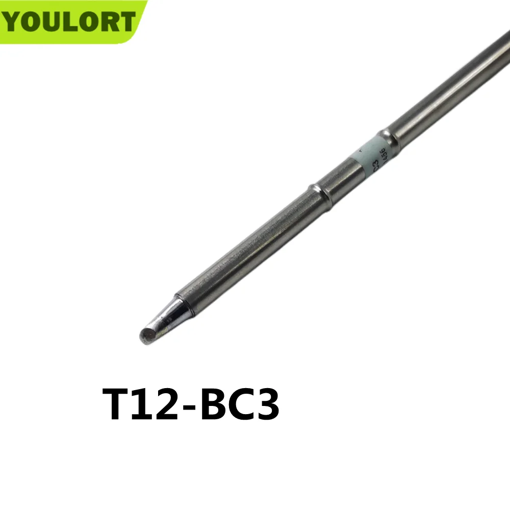 

YOULORT T12-BC3 Welding Tools solder iron tips for FX952/951/9501/907 Handle LED&OLED soldering station excellent quality