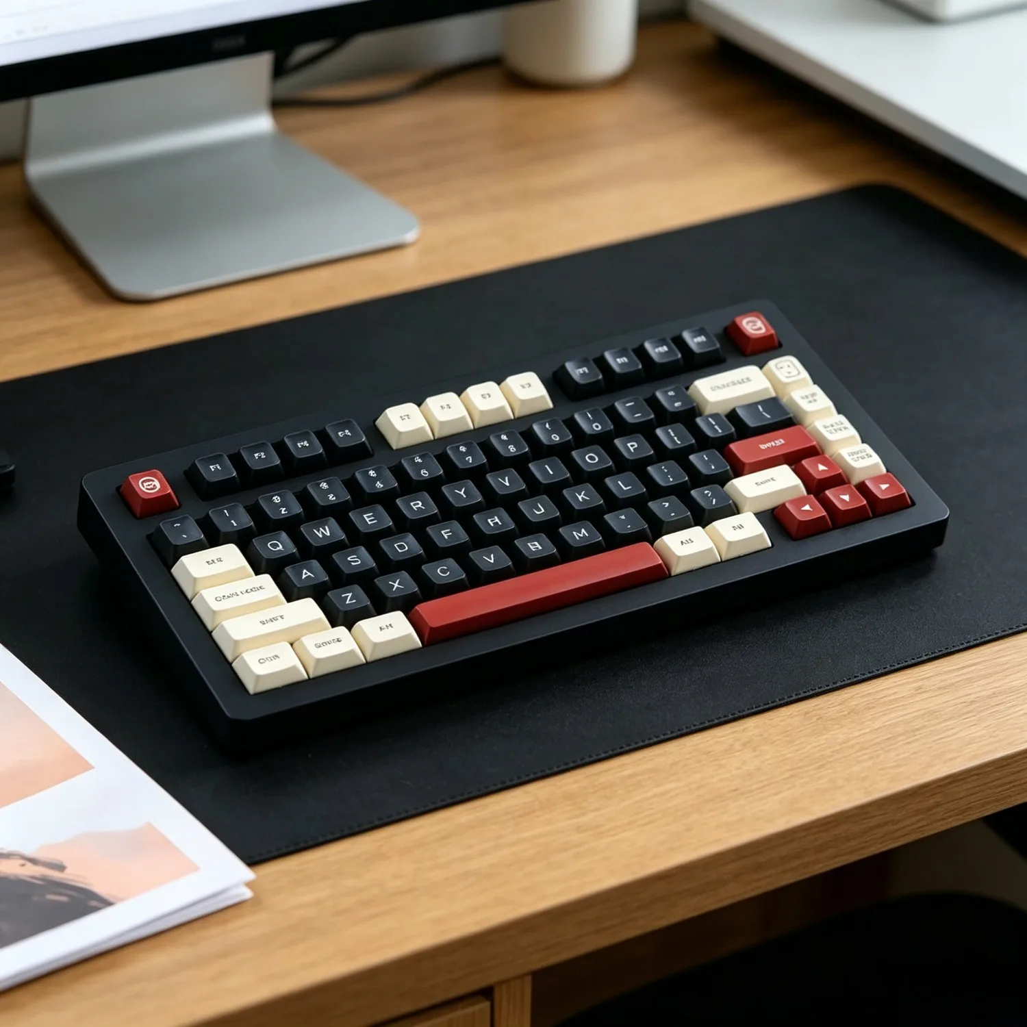 Rome Smile Keycaps PBT Double Shot SA Profile Full Set Two Color Molding Key Cap for 61 75 87 98 104MX Mechanical Keyboard