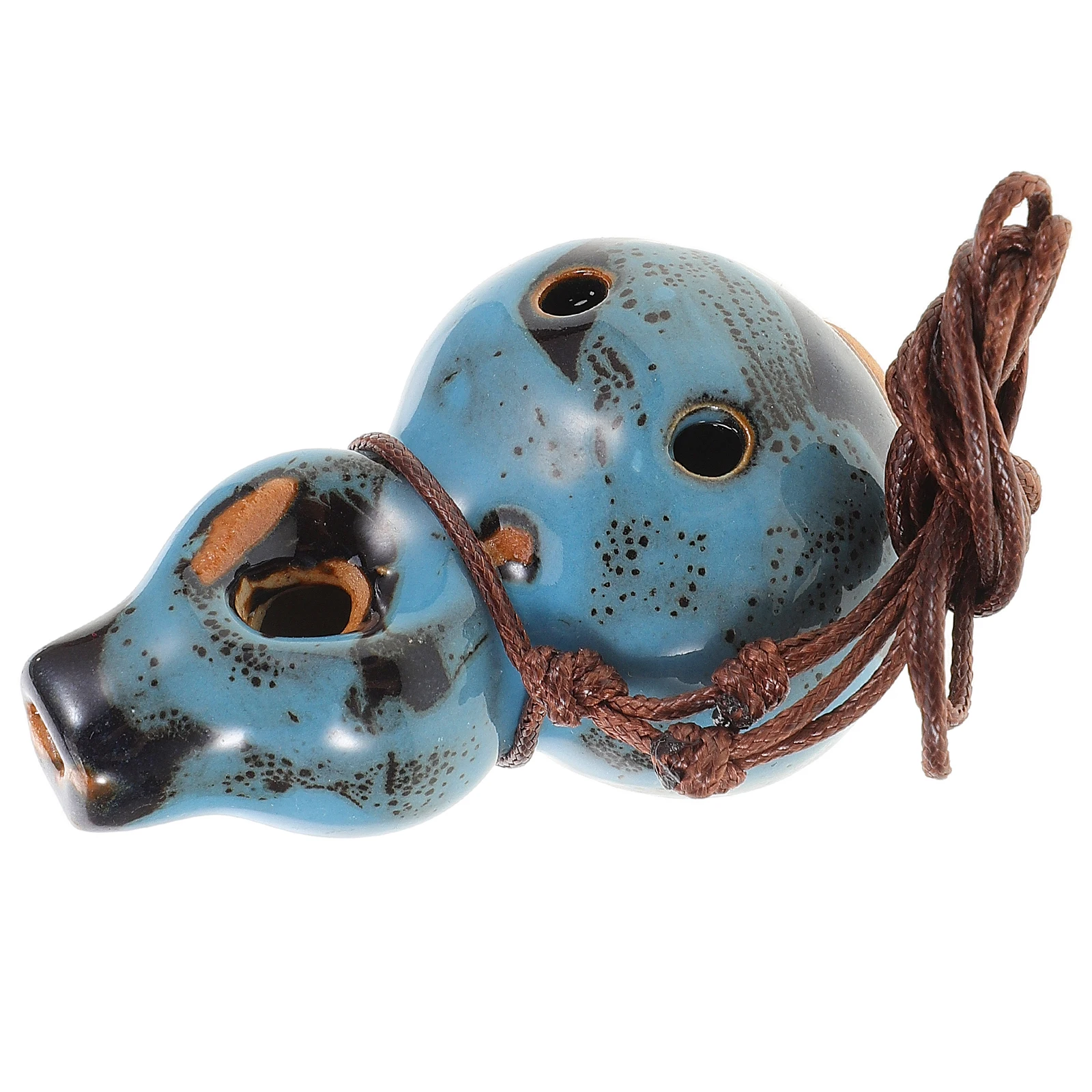 

6 Hole C Alto Ocarina Ceramic Gourd Flute Handcrafted Instrument For Meditation Yoga Travel Outdoor Sound Healing