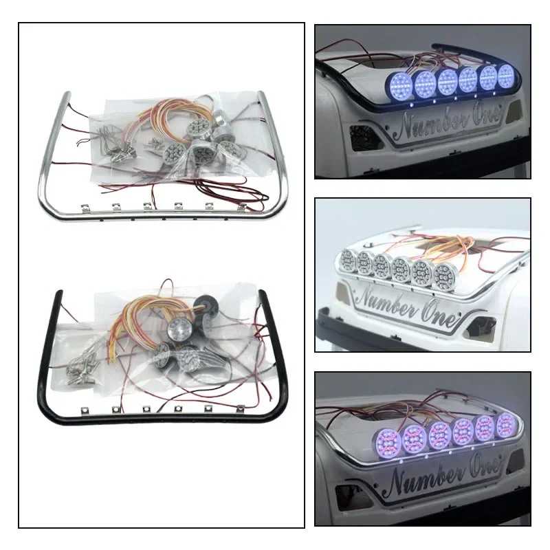 

1 Set Roof Light for 1/14 Tamiya RC Truck Car Scania 770S 6X4 56368 8X4 56371 Diy Parts Toys