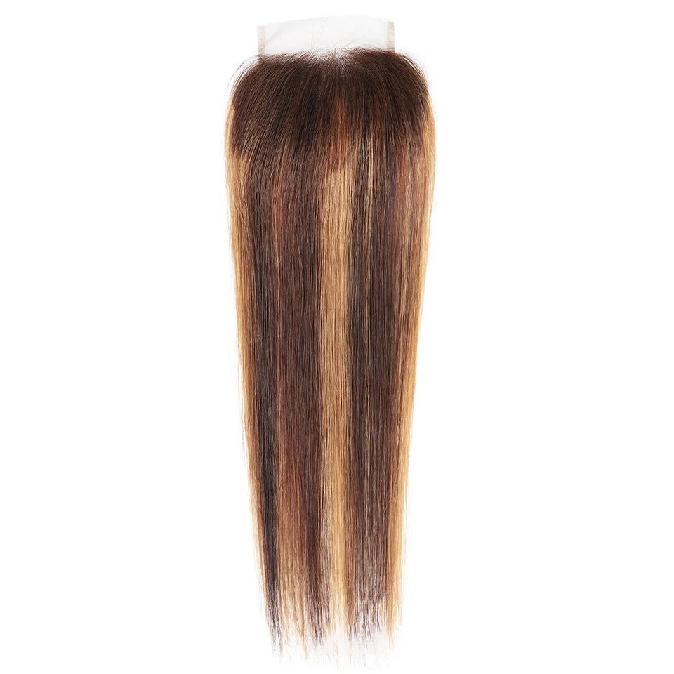 Phashion 28 26 cali Highlight 13x6 13x4 Lace Frontal Straight HD Transparent P4/27 6 na 6 5x5 4x4 2x6 Zamknięcie 100% ludzkich włosów