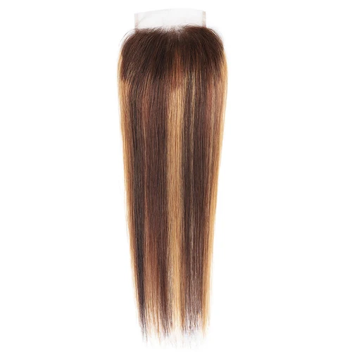 Imagen 2 del producto Phashion 28 26 pulgadas resaltado largo 13x6 13x4 encaje Frontal recto transparente P4/27 6 por 6 5x5 4x4 2x6 cierre 100% cabello humano