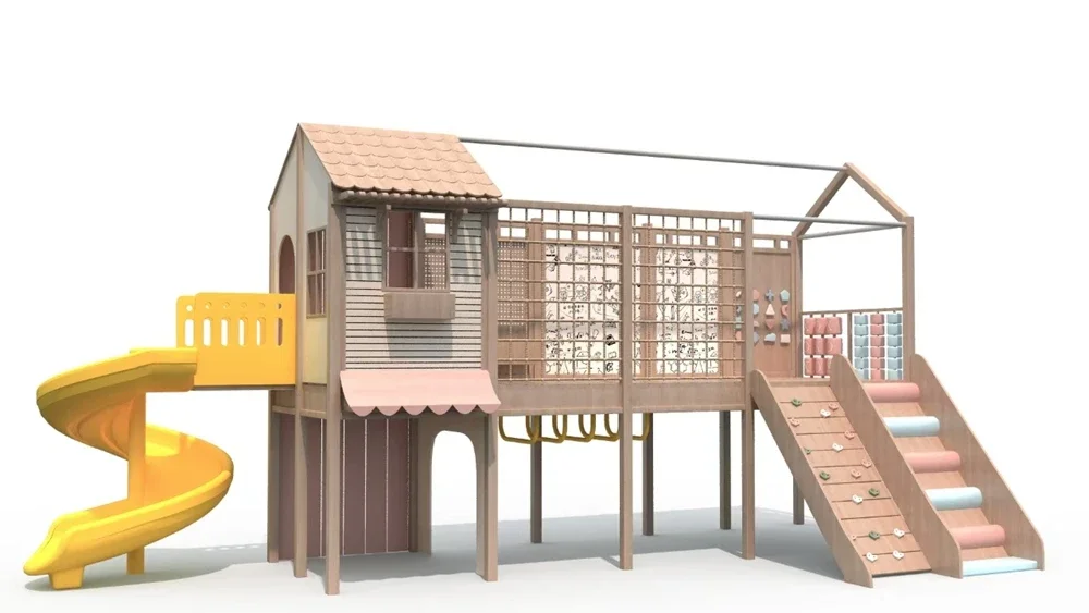 لوحة ملعب داخلية متعددة الطبقات من الدرجة Ry22 E0 عالية الجودة لخيار وقت اللعب منزلق قوي وآمن