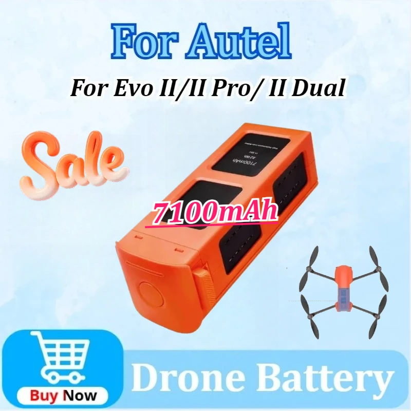

Upgraded 11.55V 7100mAh 82Wh Drone Battery for Autel Evo II/Evo II Pro/Evo II Dual Intelligent Long-Endurance Flight Battery