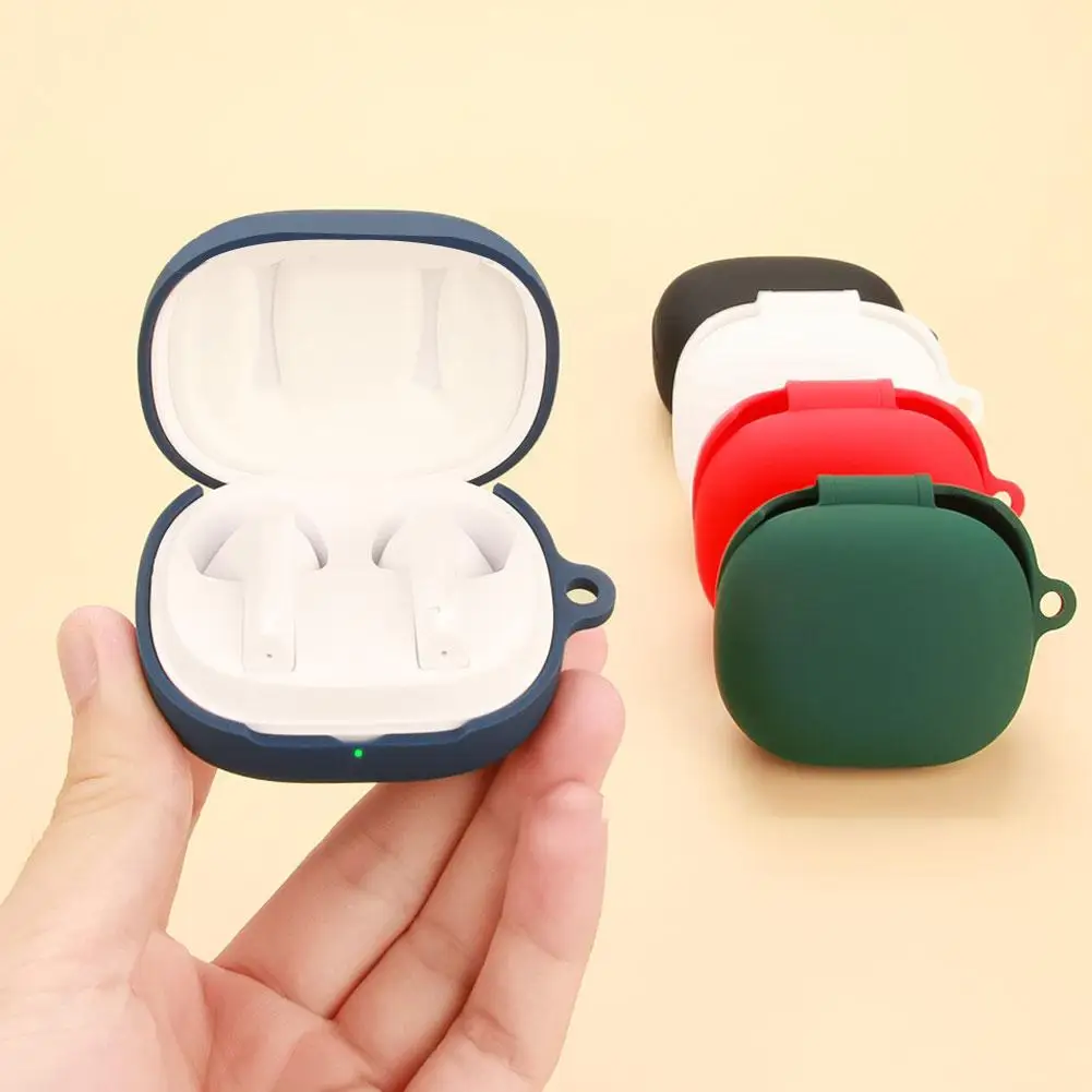 For DENON AH-C840NCW Bluetooth Earphone Protective Cover Real Machine Mold Precise Hole Position With Hanging Buckle Hole