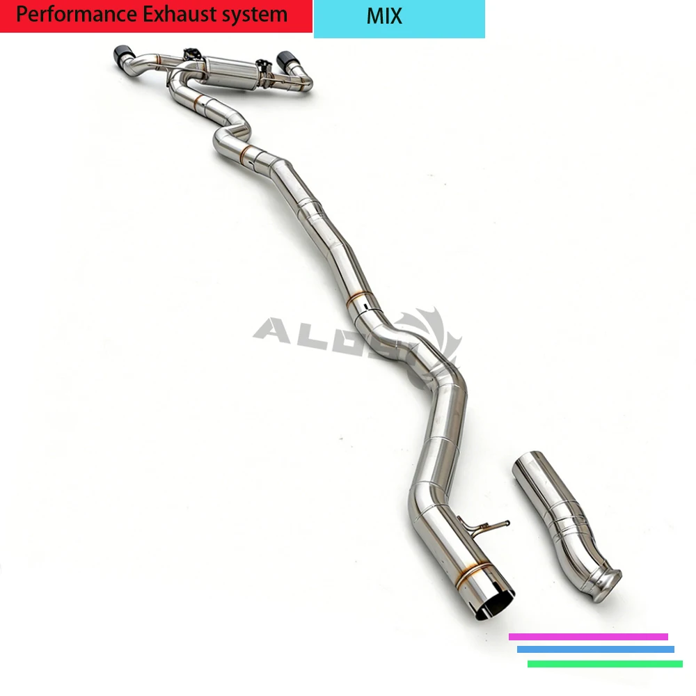 

Car Exhaust System for BMW 320i 328i F30 2.0t 2013-2018 Stainless steel cat back exhaust with valve car exhaust tube