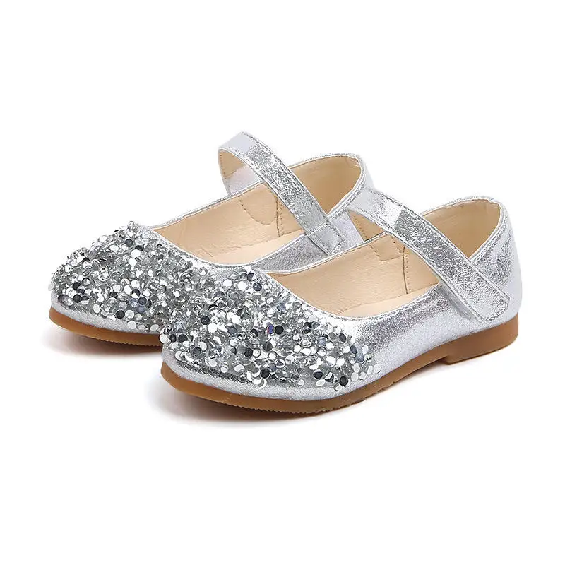 Ansicht größeres Bild teilen Frühling neue Kinder Schuhe Mädchen Prinzessin Schuhe Glitzer Kinder Baby Tanz schuhe lässig Kleinkind Mädchen