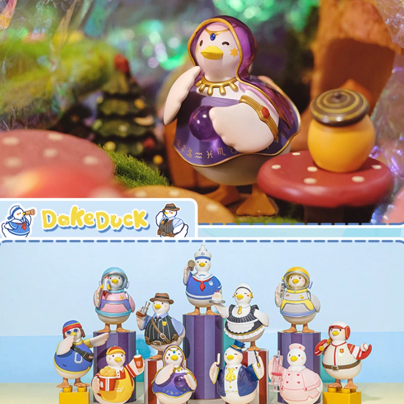 

Original Dake Duck Dream Island Wonderful Journey Series Surprise Blind Box Cartoon Designer Dolls Mistery Figure Kawaii Trendy