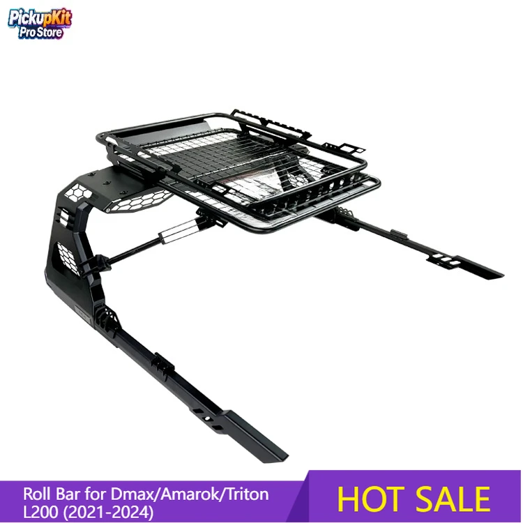 Barra Antivuelco Todoterreno para Camioneta 4x4 Compatible con Dmax/Amarok/Triton L200 (2021-2024) Accesorio Antivuelco