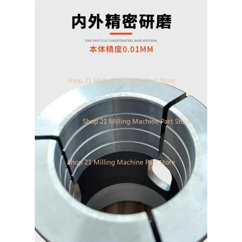 DIN6343 F48 173E Collet MIYANO CNC lathe Front Push Spring Steel High Precision Chuck Round Hole