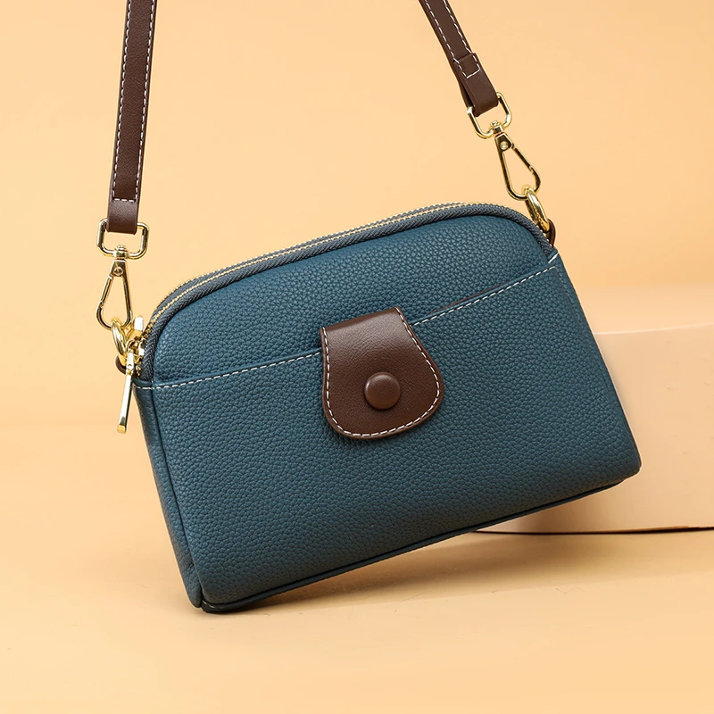 Luxury Summer Small Women\'s Shoulder Mobile Phone Bag High Quality Leather Women Crossbody Bags 2023 Fashion Female Handbags Sac