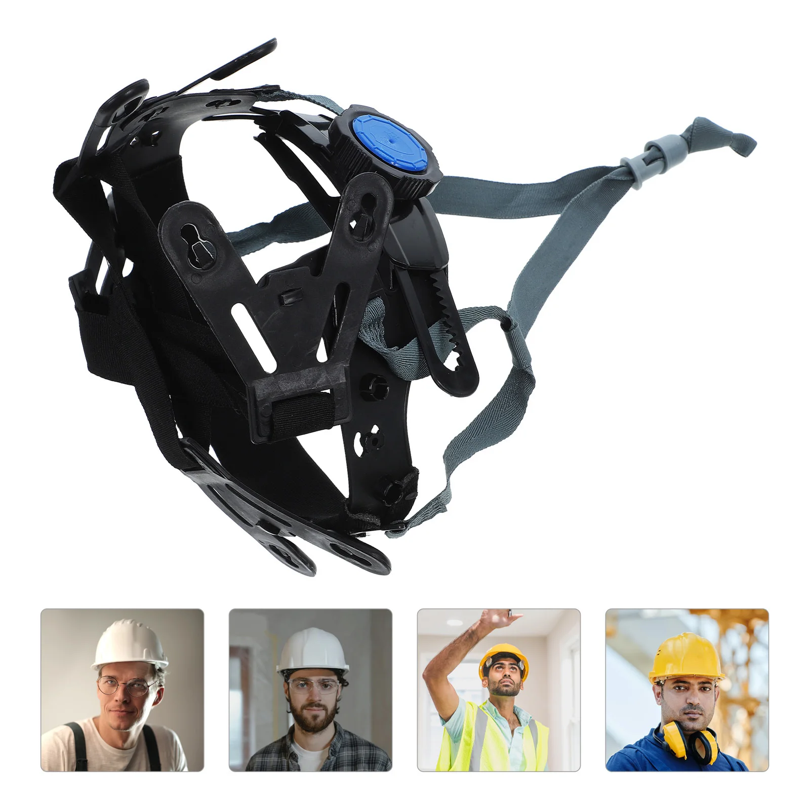 Inserto per sospensione per elmetto protettivo regolabile Comodo rivestimento in plastica per accessori di ricambio per la sicurezza dell'edilizia Traspirante