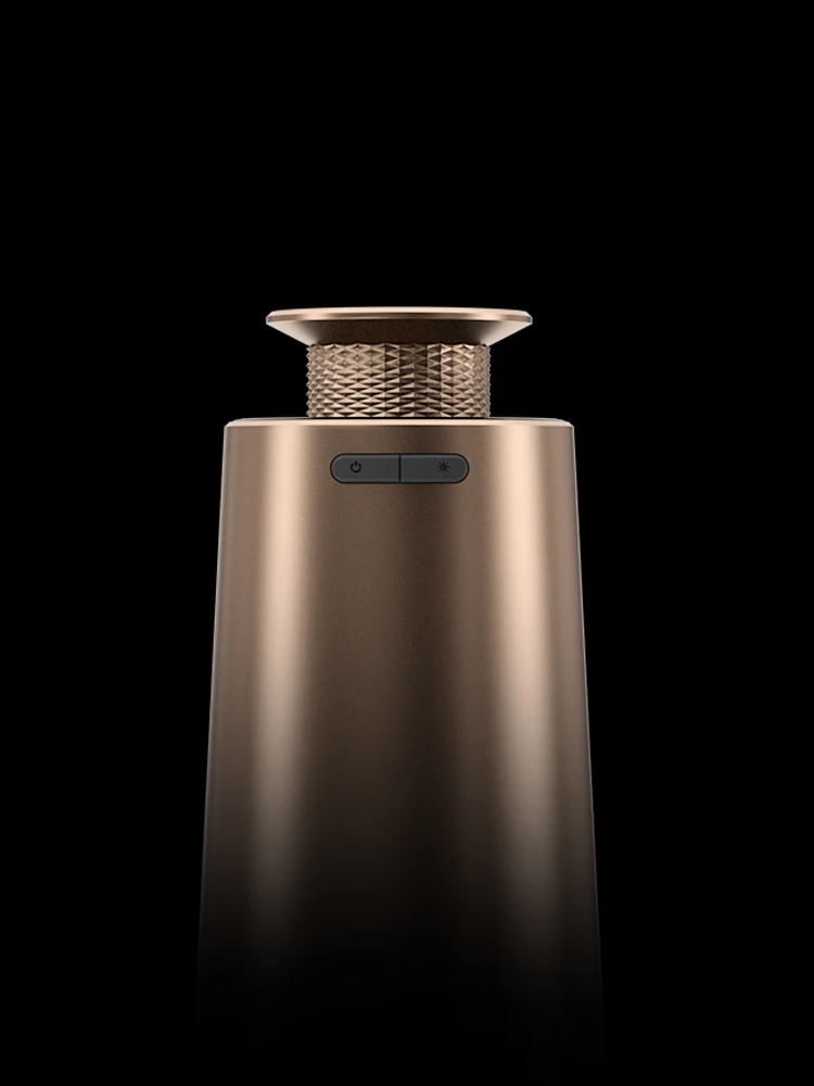 Rechargeable Waterless Nebulizer, High-End Aluminum Alloy Aroma Diffuser, Portable for Home Piano Room, Essential Oil Mist Maker view 2
