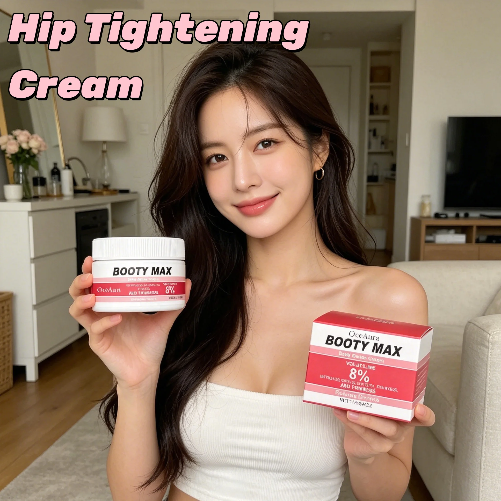 Butt Enhancement Cream Hip Lift Up Firming Anti Sagging Reduce Cellulite Massage Body Shaping Cream For Women Peach Hip Curve