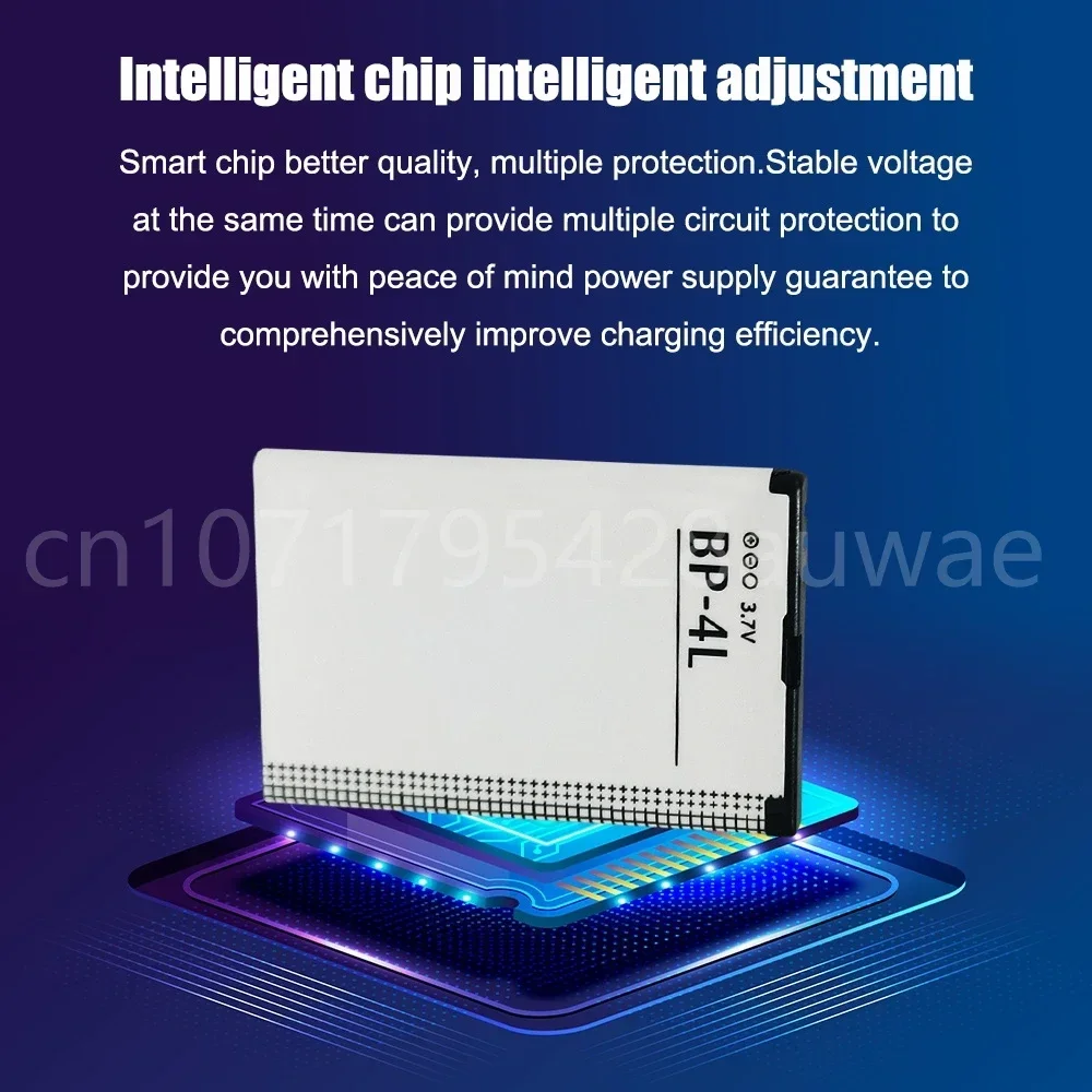 노키아 N97i E71 E71x E73 E90 E90i N810 6790 서지 추적 번호 포함 BP-4L 배터리, 3.7V 1500mAh, BP4L BP 4L