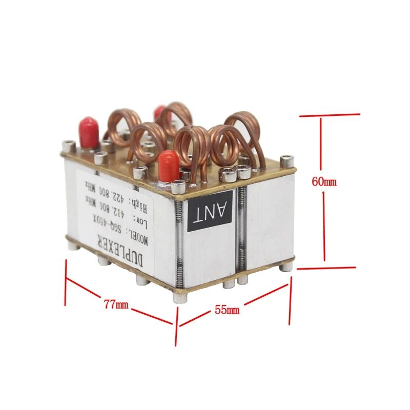 1 Piece SGQ-450X UHF 10W 400-470Mhz Mini Duplexer Portable Duplexer Metal Duplexer