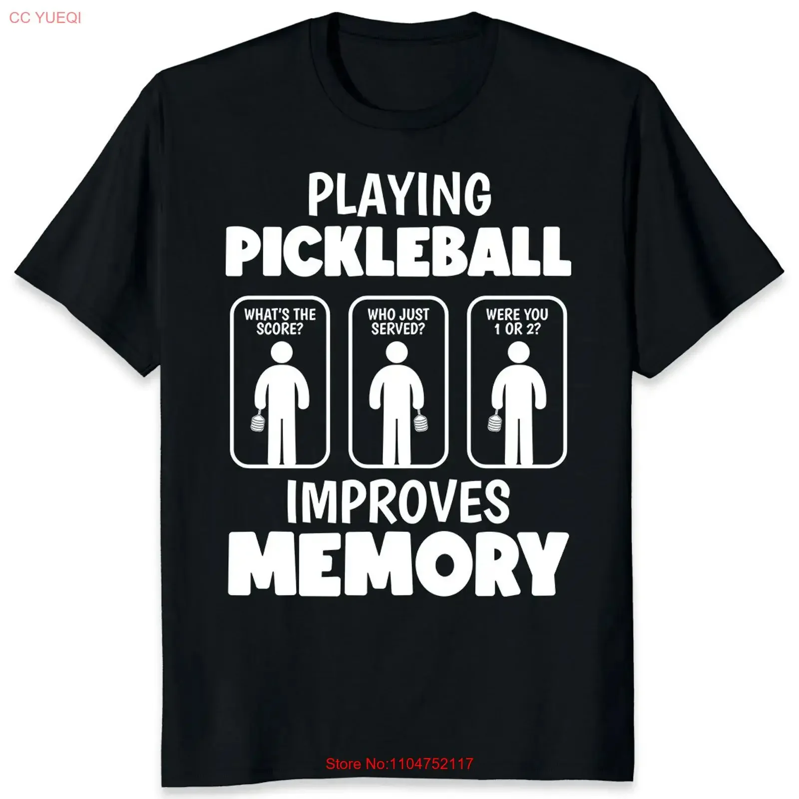 Funny Playing Pickleball Improves Memory Paddleball Lover T Shirt vintage Washed homme Casual Versatile Comfortable Stretched